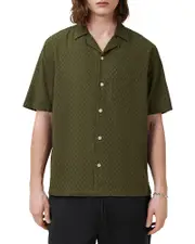 Allsaints Kylo Short Sleeve Camp Shirt