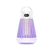 Electric Mosquito Zapper Killer USB Lamp Insect Catcher Fly Bug Trap Mozzie Buzz White