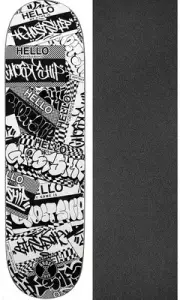 Ghost Ship Supply Co Hello My Name Is 8" Skateboard Deck + griptape