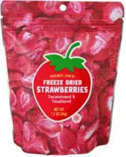 Trader Joe's Freeze Dried STRAWBERRIES Unsweetened & Unsulfured Fruit BB 1/2026