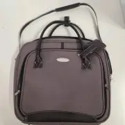 Samsonite Laptop Computer Bag 1910 Purple Plum Business Professional Carrier NEW