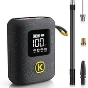 Fanttik X8 Ace Bike Pump 150PSI Fast Portable Tire Inflator, Cordless Rechargeable Electric Bicycle Air Pump, Auto Stop, with Presta and Schrader Valve for Fat, Mountain Bike, City Bike, Road Bike