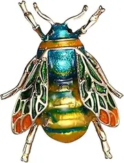[OATIPHO] 1pc Bee Brooch Bee Clothes Badge Breastpin for Clothing Shawl Brooch Buckle Novelty Scarf Holder Vintage Safety Pin Rhinestone Brooch Cartoon Brooch Costume Brooch Alloy