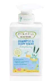 Jack N' Jill Shampoo and Body Wash 300ml Simplicity