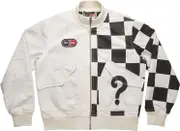 Fuel FxRE Checkers Motocycle Textile Jacket, black-white, Size XL for Men Black White