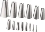 SHINEOFI 14Pcs Caulking Nozzle Kit for Durable Sealant Applications Reusable Finishing Tool for and Easy Cleanup