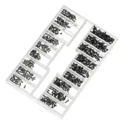 500pcs Black Mini Small Micro Screws 1.2mm 1.4mm 2mm Computer Assembly Tool