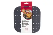 DAILY BAKE GREY SILICONE SQUARE AIR FRYER LINER 22cm x 22cm