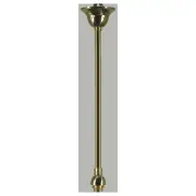 Rod Set 3/4&quot; x 1m (2pc), Polished Brass