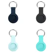 Laser 4-Pack Silicone Key Ring Holder for Apple AirTag AO-AT4P2-385