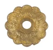 B&P Lamp 2 1/8 Inch Cast Brass Bobesche