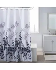 Moda at Home Wind Dance 3pc Shower Curtain Set with 12 Shower Hooks