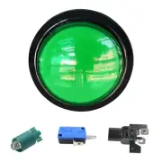 Arcade 45mm Round Push Buttons Illumilated 12V LED Light With Microswitch B