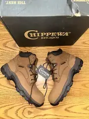 CHIPPEWA MENS COMPOSITE TOE WORK BOOTS STYLE#55161 SIZE 8 NWB $200