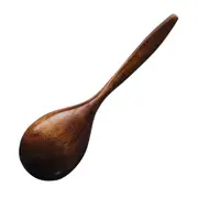 3Pcs Wooden Spoon Bamboo Kitchen Cooking Utensil Tool Soup Teaspoon Catering Kids Spoon Kitchenware For Rice Soup Kitchen Flatware
