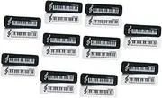 HONMEET 20Pcs Piano Shaped Erasers for Classroom Rewards Cute Decorative Rubbers for Back to School Compact Music Note Erasers for Students and Party Favors
