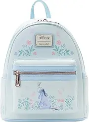 [Loungefly] Winnie the Pooh Eeyore Mini Backpack Handbag Floral Print Double Strap Shoulder Bag