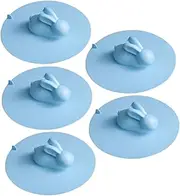 5pcs Sink Strainer up Sink Drain Filter Silicone Sink Cover Bathtub Stopper for Bathroom Kitchen Accessories Shape Sink Drain Cover