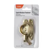 3 X Taskmaster Polished Brass Sash Fastener