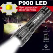 Portable Led Flashlight-USB Rechargeable Waterproof Torch With Output Power Bank