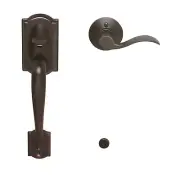 Schlage FE285-CAM-ACC-LH Camelot Lower Handleset for Schlage - Bronze