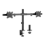 Brateck Pole Mount Dual-Screen Monitor Mount Fit Most 17'-32' Monitors, Weight Capacity (per screen): 9kg VESA 75x75/100x100 LDT57-C02