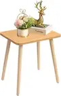 Side Table, Modern End Table, Wooden Small for Living Room, Bedroom and Balcony,