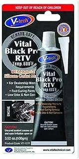 V-tech Vital Pro RTV Gasket Maker, Black, 100 g