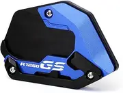 CNC Kickstand Foot Side Stand Extension Pad Support Plate R 1250gs R1250 Gs Adventure Gsa 1250 R1250gs Low Suspension Extended Tripod(BLUE4 R1250GS)