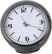 SWOOMEY Tiny Car Clock Stick Dashboard Quartz Clock for Car Vent Adhesive Automotive Timepiece Compact Vehicle Clock for Accurate Timekeeping