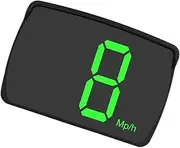 Car Digital Speedometer - Car Dashboard Head-up Display | Head Up Display | GPS HUD Gauge with Digital in MPH/KMH for Dashboard Use | Auto Speed Monitor for Racing, Trucks, Golf Carts