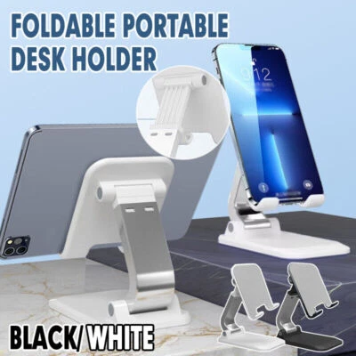 Adjustable Foldable Tablet Stand Desktop Holder Mount Mobile Phone iPad iPhone