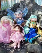 Cloth Doll CD Pattern "The Fantasy Four" by Vicki Riley