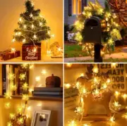 Snowflake Light String Lights For decoration - 33feet long