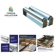 Heavy Duty 15″ Galvanized Steel Roller Set- 1.9″ Diameter Conveyor Roller and...