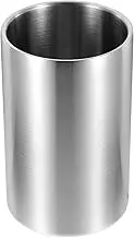 UPKOCH Ice Bucket Bar Ice Container Ice Buckets Planter Pail Insulated Ice Bucket Bucket Beer Bucket Beer Bottles Holder Bistro Wine Bucket Stainless Steel Metal