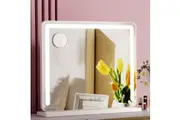 Embellir Makeup Mirror 60x50cm Hollywood Vanity with LED Light Tabletop White