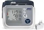 A&D Medical Upper Arm Blood Pressure Monitor for Up to 4 Users, Includes AC Adapter (UA-767FAC)
