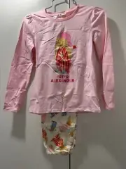 Peter Alexander Jnr Girls Pink Bunny L/Sleeve Tee & L/Pants 10Y, BNWT RRP $65.95