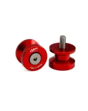 AEM Factory Ducati Rear Paddock Stand Bobbins - Streetfighter V4/S 2025+ - Red.