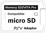 Memory SD2VITA Pro Compatible Micro SD PSV Adapter, 5.0 Version Suitable for PS Vita 1000 2000