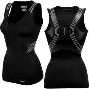 Reebok Shapewear Girl Compression Tank Top Shirt Vest Children Black