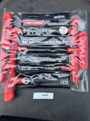 Sears Craftsman USA NOS 7pc Cushion Grip T-handle Ball End Hex Key Set Sae 46292