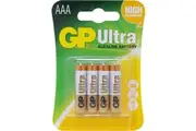 GP24AUC4 Gp 1.5V Ultra Alkaline Aaa Battery Card of 4