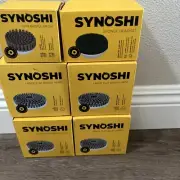 New, Set of Two 4” SYNOSHI Large Flat Brush Head Per Box. PLUS Bundle.