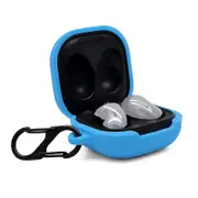 For Samsung Galaxy Buds Live / Galaxy Buds Pro Case, Anti-fall Silicone Storage Box, Hook, Blue