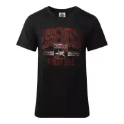 Essendon Bombers Official AFL Adult Mens Collegiate Supporter Logo T-Shirt