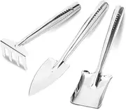 Garden Shovel,Garden Trowel, 3PCS/Set Mini Small Shovel Spade Flat/Tip Shovel Harrow Tool Gardening Tools for Home Gardening Growing Tools Accessories