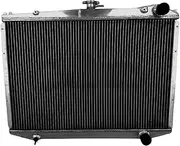 Aluminum Radiator，Compatible With Nissan D21/Pickup/Pathfinder L4 2.4L V6 3.0L MT 1987 1988 1989 1990 1991 1992 1993 1994 1995 1986-1997