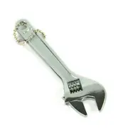 Adjustable Spanner 2.5" Silver Small Spanner Mini Jaw Monkey Wrench for Indus...